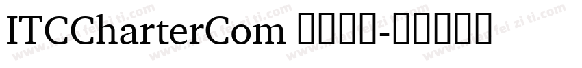 ITCCharterCom 字体下载字体转换